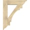 Ekena Millwork Merced Traditional Rough Sawn Bracket w/ Offset Brace, Douglas Fir, 8"W x 32"D x 40"H BKT0806X32X40MRC01RDF - alternate 3